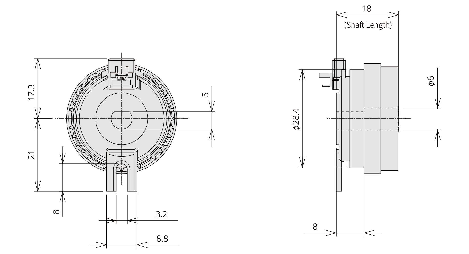 Structure & external form dimensions SMT35AC