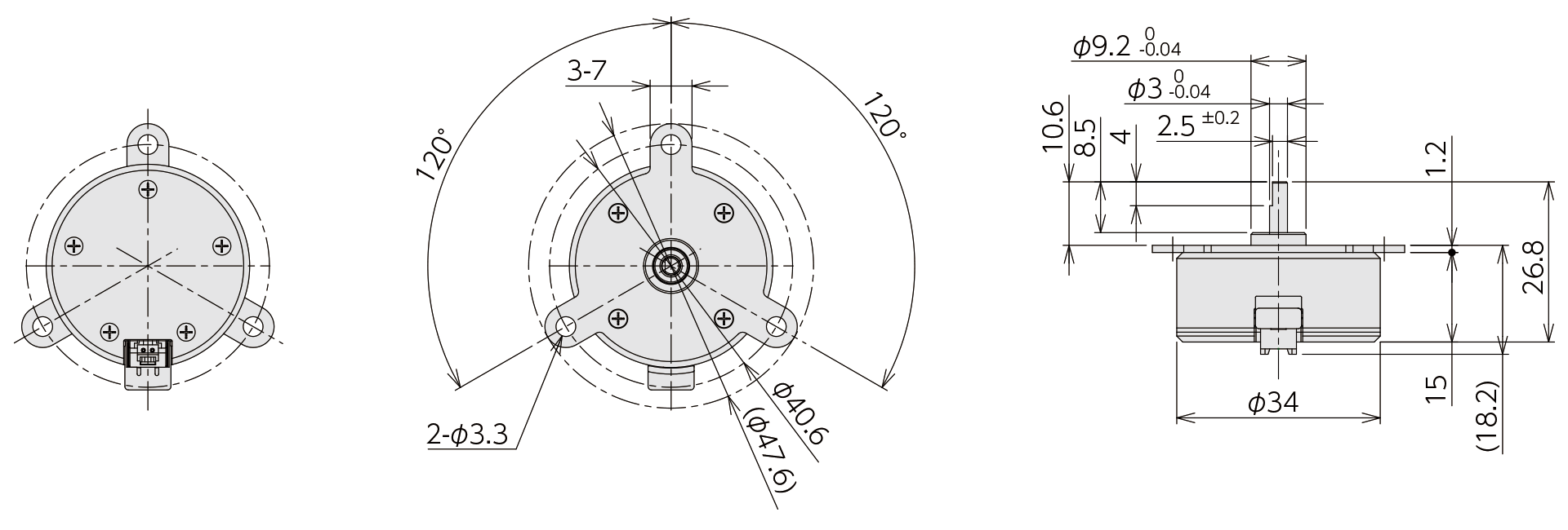 Structure & external form dimensions MR2000G